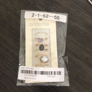 Set of 5 rings